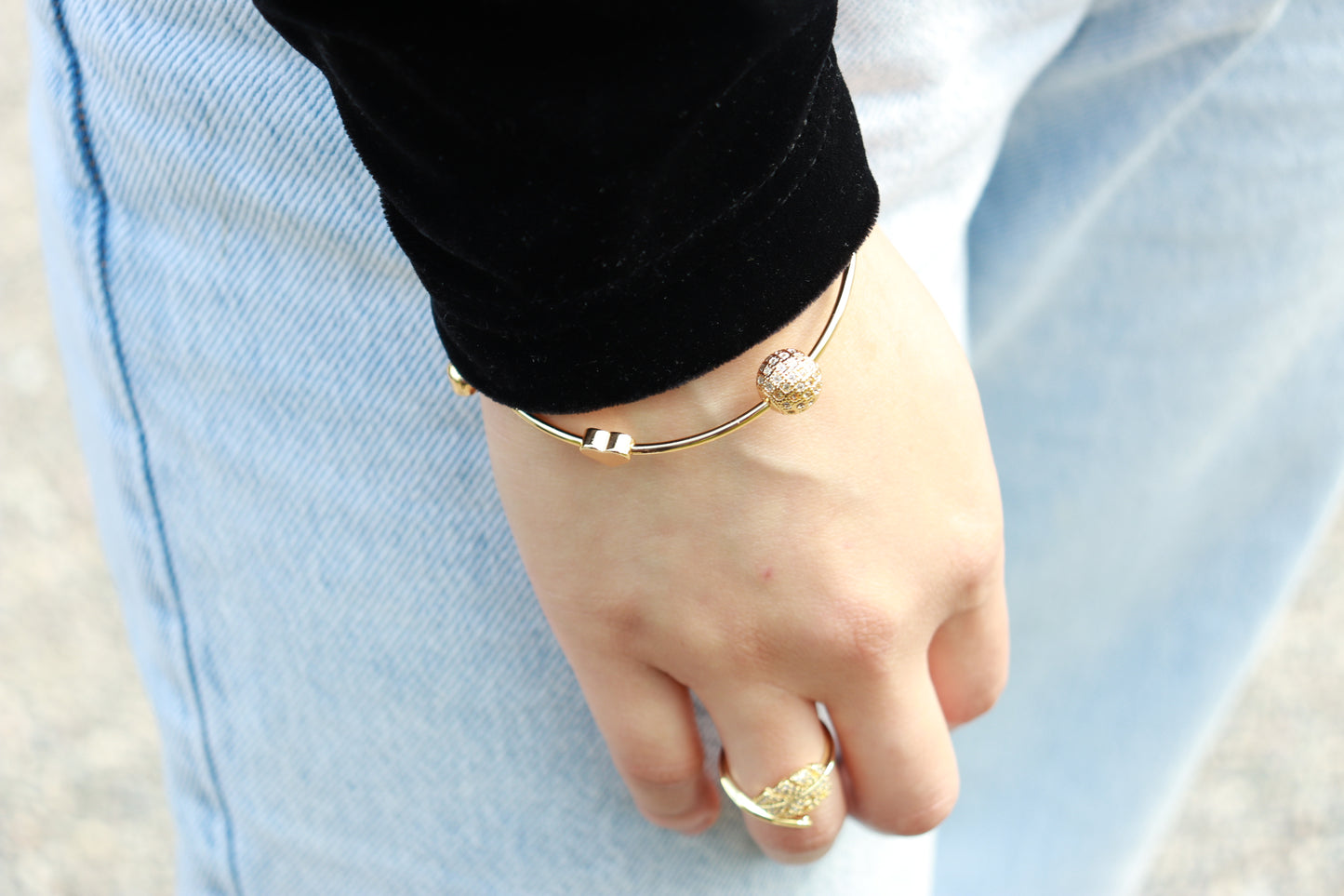 Elegant 2 Piece Gold Plated Bangles Set